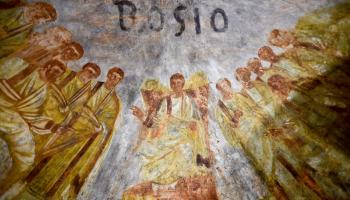 Teknologi Laser Mengungkap Lukisan Dinding Bernuansa Kristen Berusia 1.600 Tahun di Katakombe Terbesar di Roma